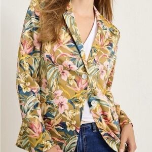 Tommy Bahama Flora Amora Satin Blazer